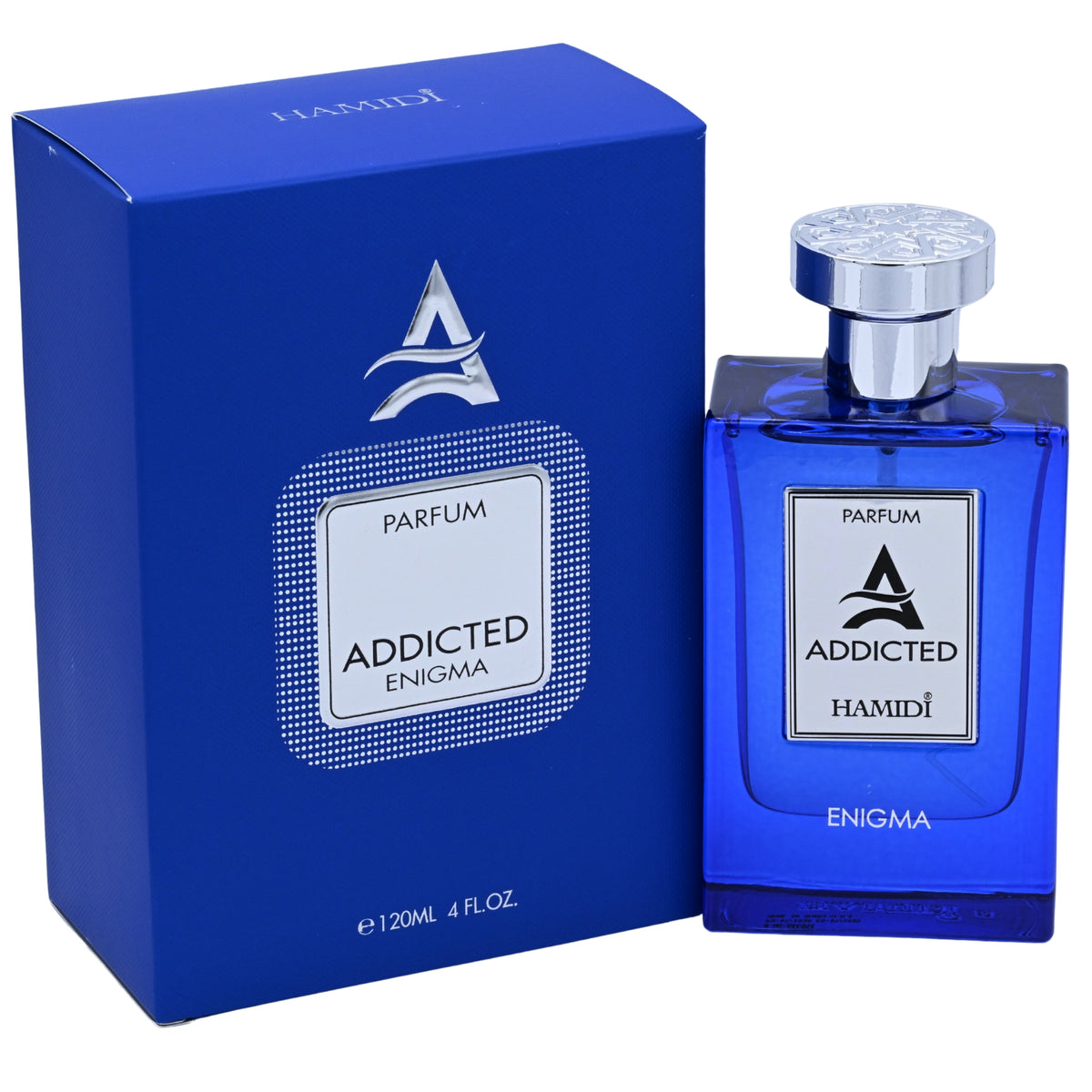 Hamidi Addicted Enigma Eau de Parfum Spray for Men 4 oz (120 ml) New Retail Box 6294015182538