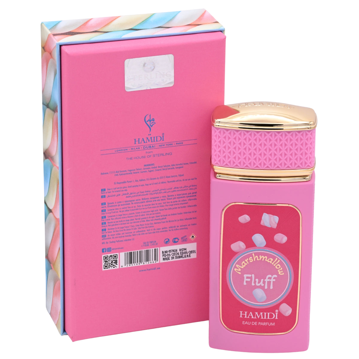 Hamidi Marshmallow Fluff Eau de Parfum (EDP) Spray for Women 3.4 oz / 100 ml New Retail Box 6295199812662