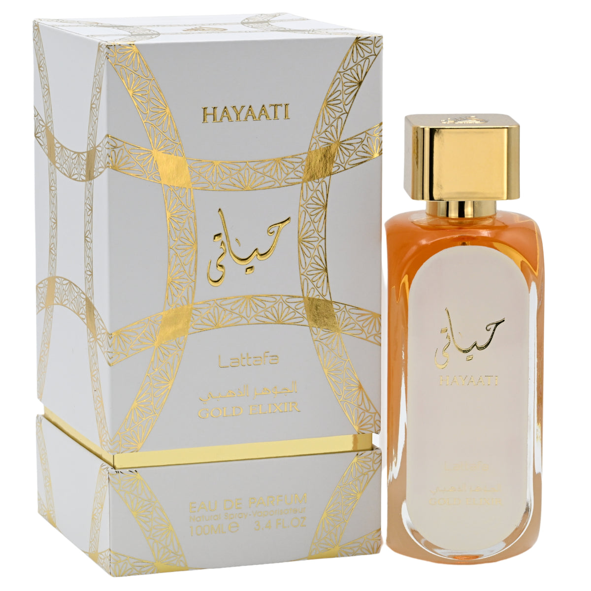 Hayaati Gold Elixir by Lattafa perfume for unisex EDP 3.3 / 3.4 oz New in Box 6291107457895