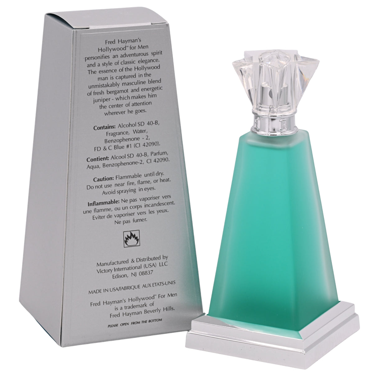 Hollywood by Fred Hayman cologne for men EDT 3.3 / 3.4 oz New In Box 837015000554