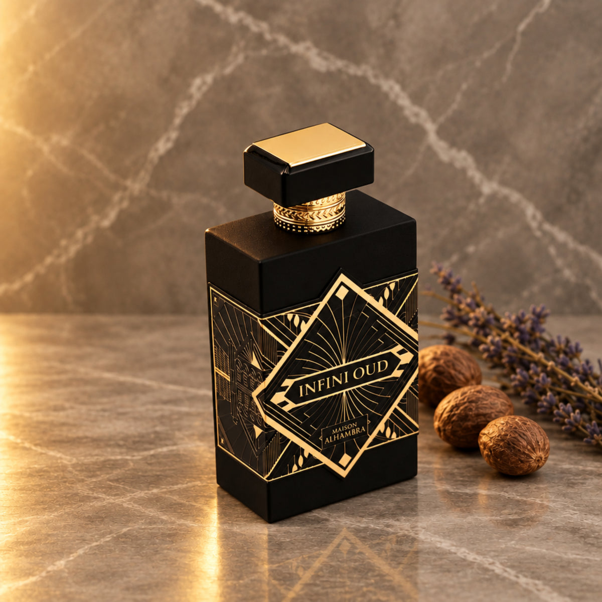 Infini Oud by Maison Alhambra perfume for unisex EDP 3.3 / 3.4 oz New in Box 6291108735428