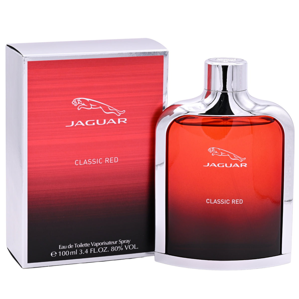 JAGUAR CLASSIC RED by Jaguar edt Spray for Men 3.3 / 3.4 oz NEW in BOX 7640111493693