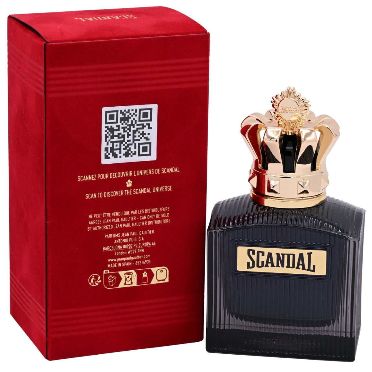 Jean Paul Gaultier Scandal Pour Homme Intense EDP Spray Men 3.4 oz 100ml 8435415102728