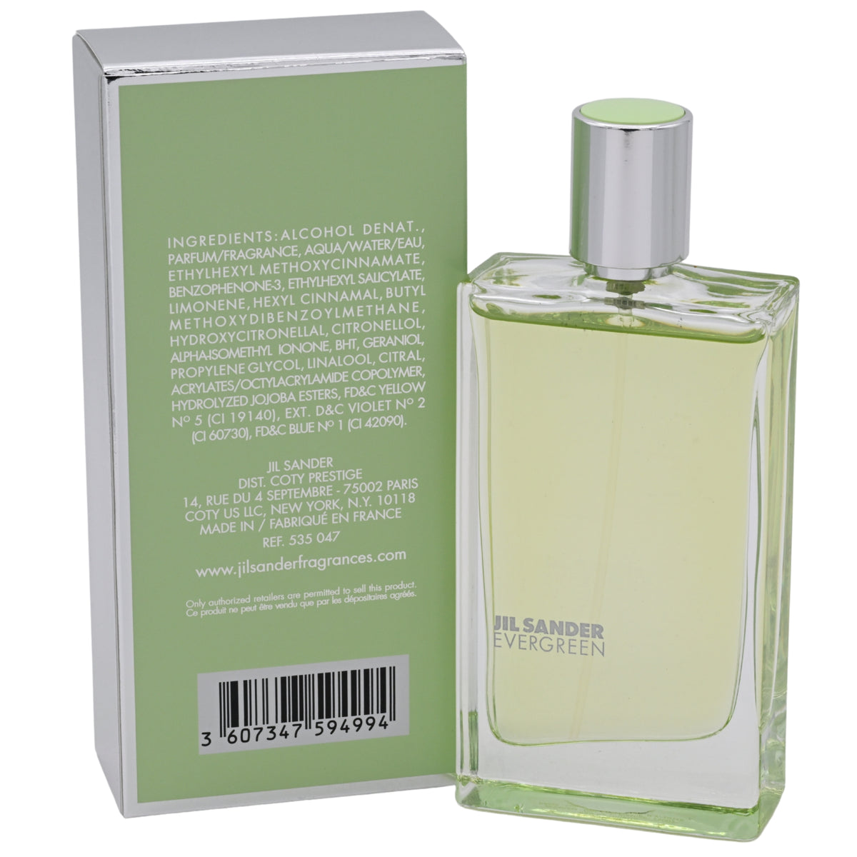 Jil Sander Evergreen Eau de Toilette (EDT) Spray for Women 1.7 oz (50 ml) New in Retail Box 3607347594994