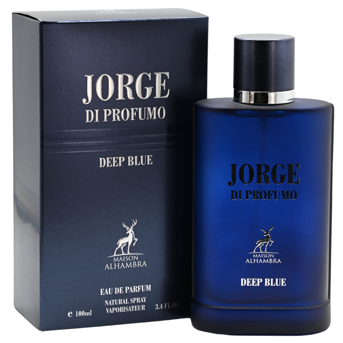 Jorge Di Profumo Deep Blue by Maison Alhambra men EDP 3.3 / 3.4 oz New in Box 6291108735916