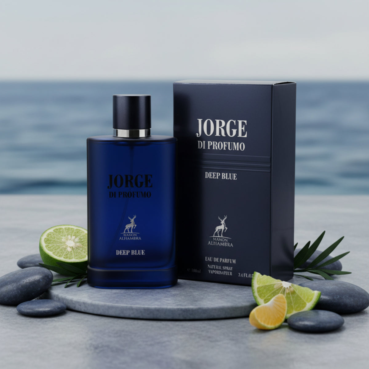 Jorge Di Profumo Deep Blue by Maison Alhambra men EDP 3.3 / 3.4 oz New in Box 6291108735916