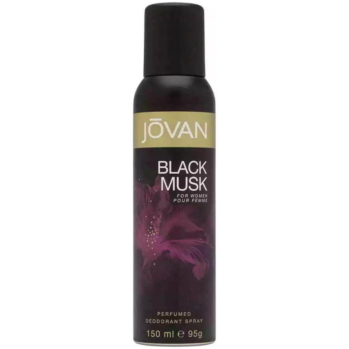 Jovan Black Musk by Coty deodorant spray for women 5 / 5.0 oz New 3607341047137