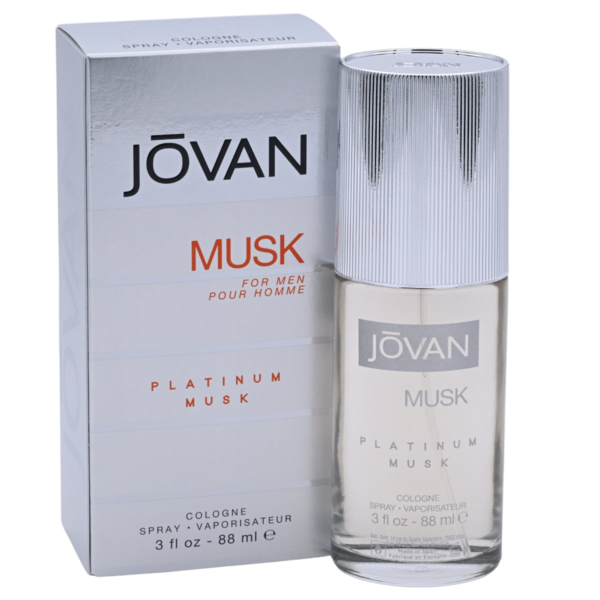 Jovan Platinum Musk by Jovan cologne for men EDC 3.0 oz New in Box 3614224332808