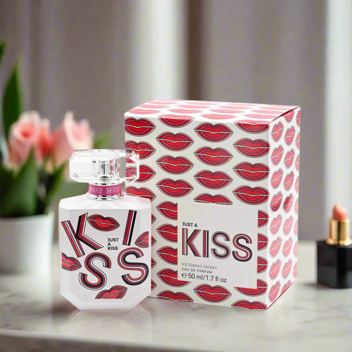 Just a Kiss by Victoria's Secret perfume for women EDP 1.7 oz New in Box 667550727346