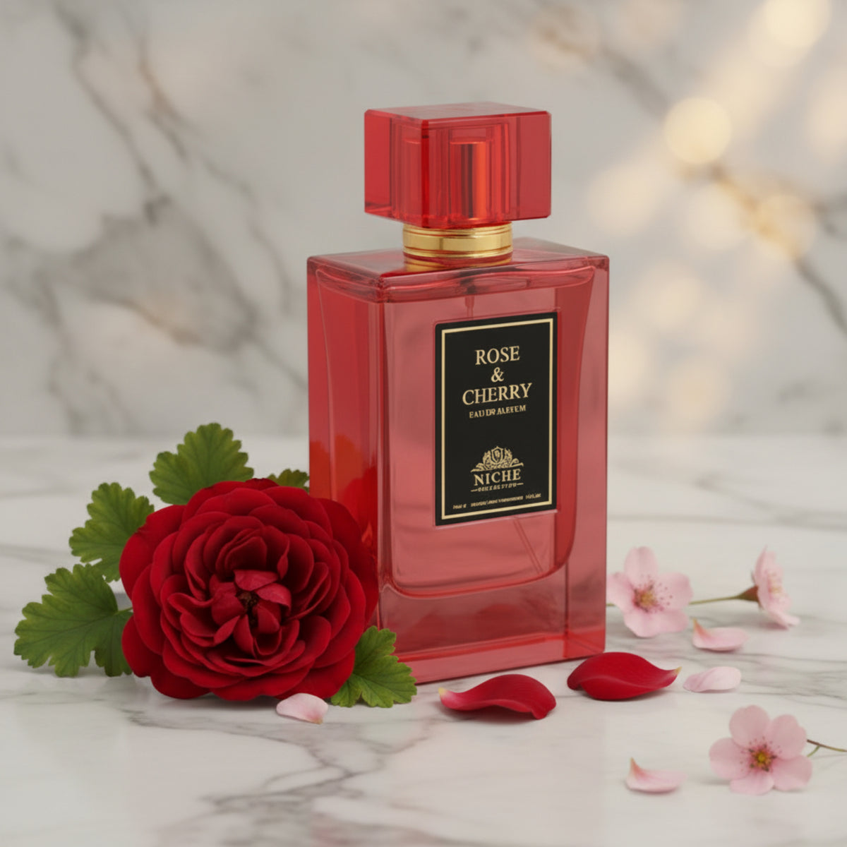 Khalis Niche Collection Rose & Cherry Eau de Parfum Spray for Women 3.4 oz 6290360812618