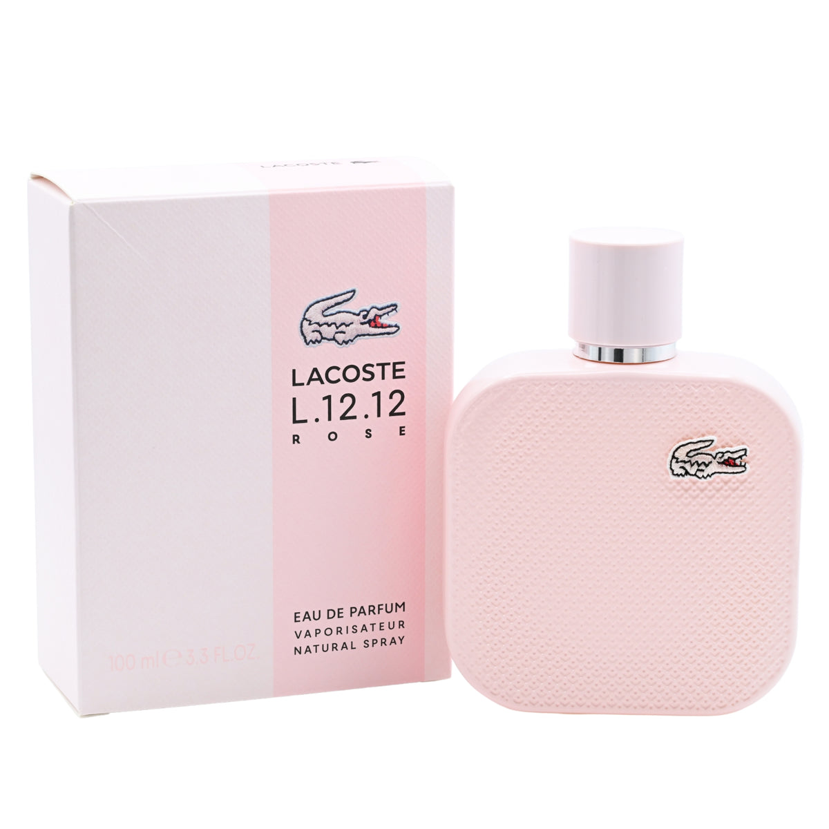 L.12.12 Rose by Lacoste perfume for women EDP 3.3 / 3.4 oz New in Box 3386460149211