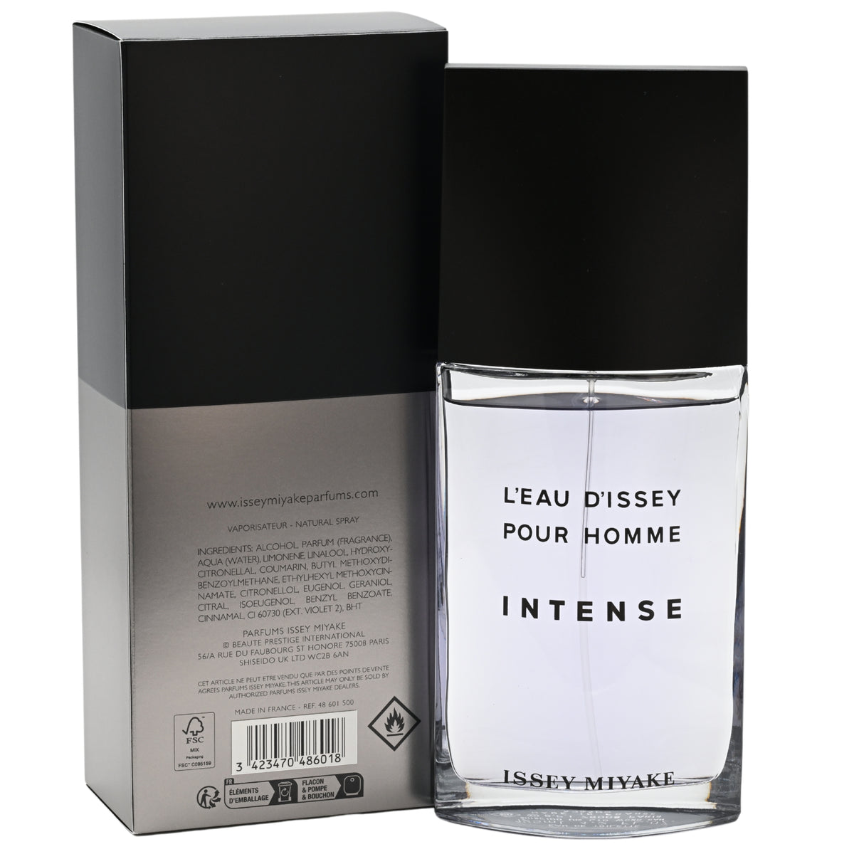 L'EAU D'ISSEY POUR HOMME INTENSE by Issey Miyake 4.2 oz Men EDT NEW IN BOX 3423470486018