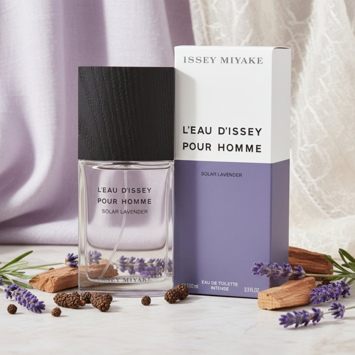 L'eau D'Issey Solar Lavender by Issey Miyake EDT Intense 3.3 / 3.4 oz New in Box 3423222106225