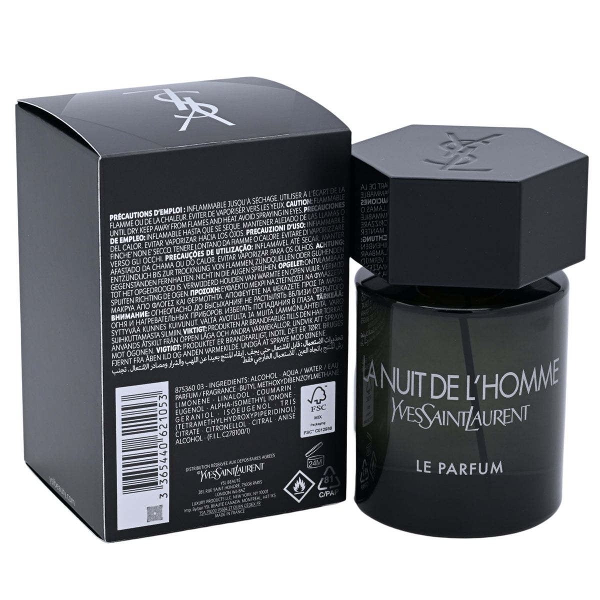 La Nuit de L'Homme Le Parfum by Yves Saint Laurent EDP 3.3 / 3.4 oz New in Box 3365440621053