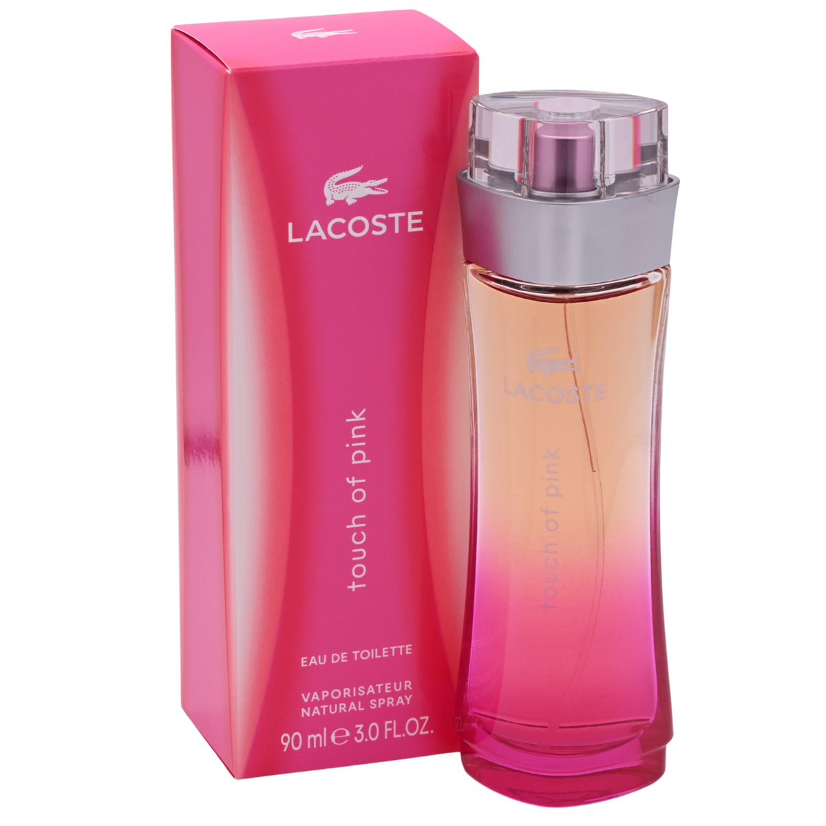 LACOSTE TOUCH OF PINK Perfume 3.0 oz edt NEW IN BOX 3386460149440