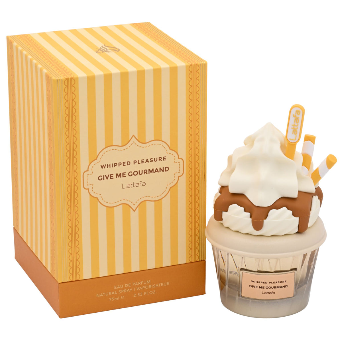 Lattafa Give Me Gourmand Whipped Pleasure Eau de Parfum Spray Unisex 2.5 oz NIB 6290362349648