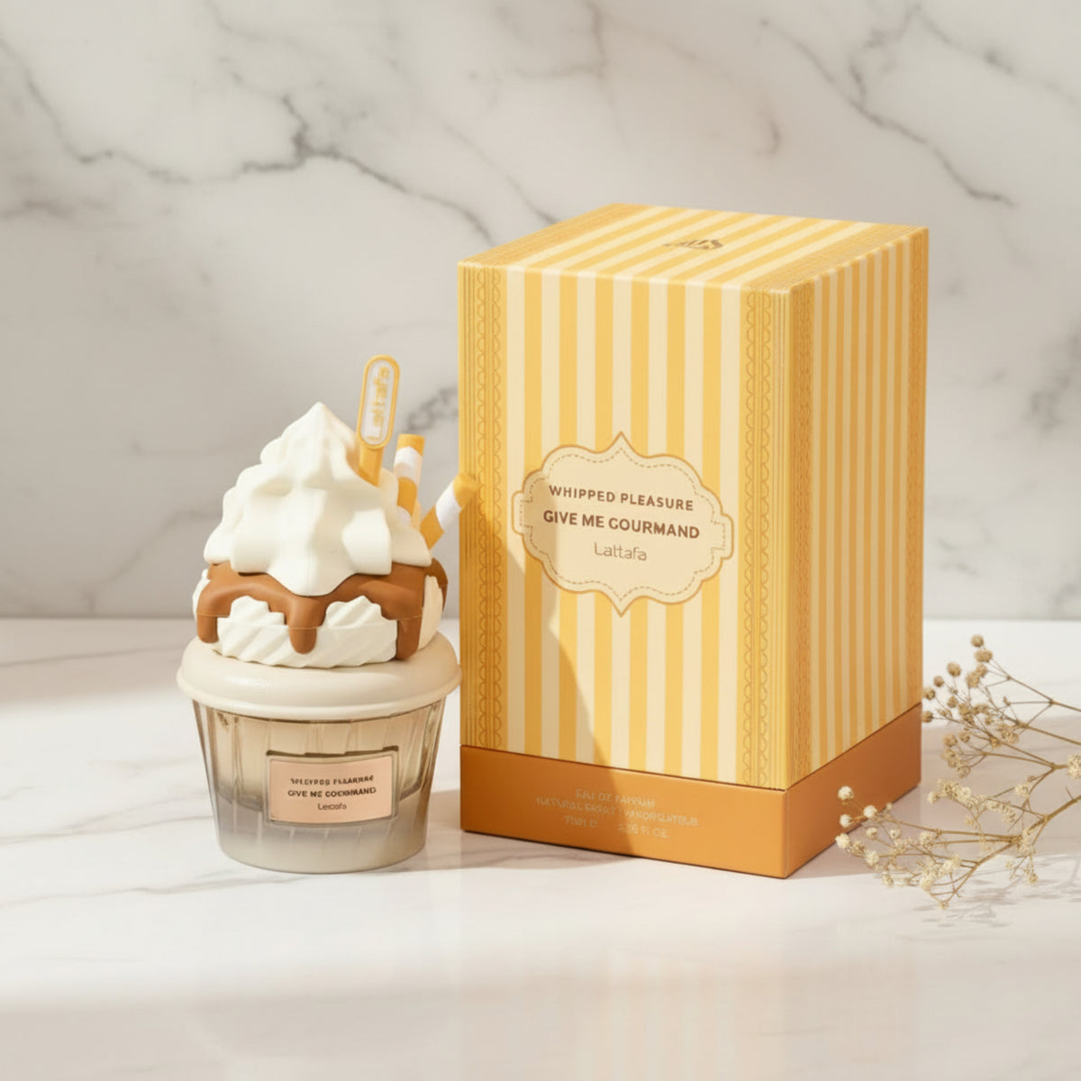 Lattafa Give Me Gourmand Whipped Pleasure Eau de Parfum Spray Unisex 2.5 oz NIB 6290362349648