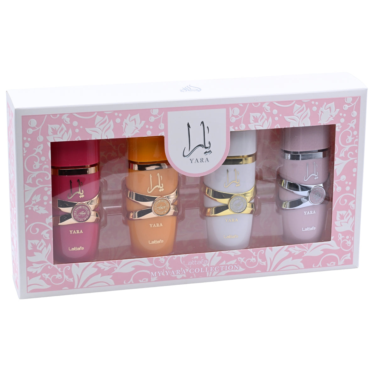 Lattafa My Yara Collection 4-Piece Eau de Parfum Spray Gift Set for Women (4 x 0.85 fl oz / 25 mL) 6290362345749