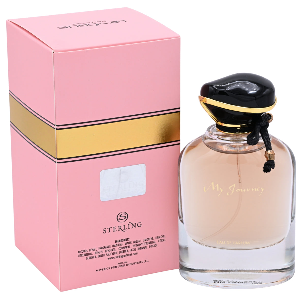 Le Vogue My Journey EDP Spray, Unisex, 3.4 oz 100ml New Box 6294015165357