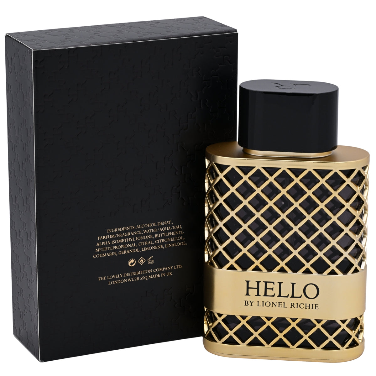 Lionel Richie Hello Eau de Toilette (EDT) Spray for Men 3.4 oz New Retail Box 5060426154423
