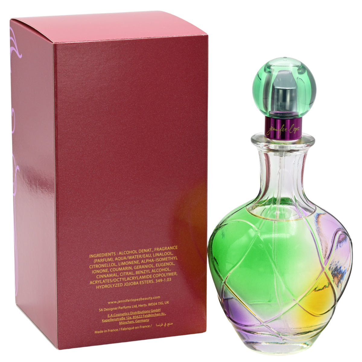 LIVE by J.LO Jennifer Lopez Perfume 3.3 oz / 3.4 oz New in Box 3414200122023