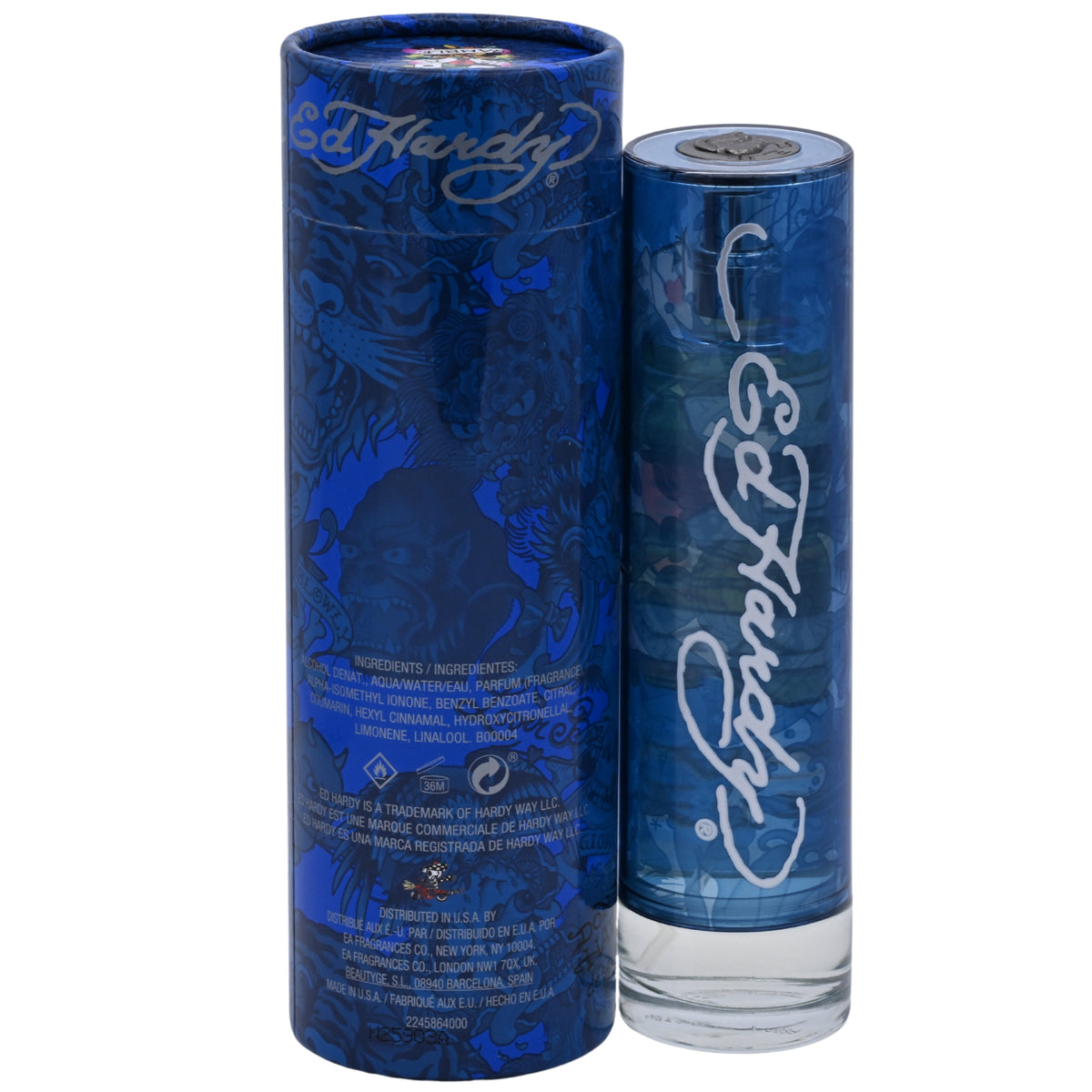 LOVE & LUCK Ed Hardy by Christian Audigier 3.4 / 3.3 oz EDT for Men New In Box 094922912176