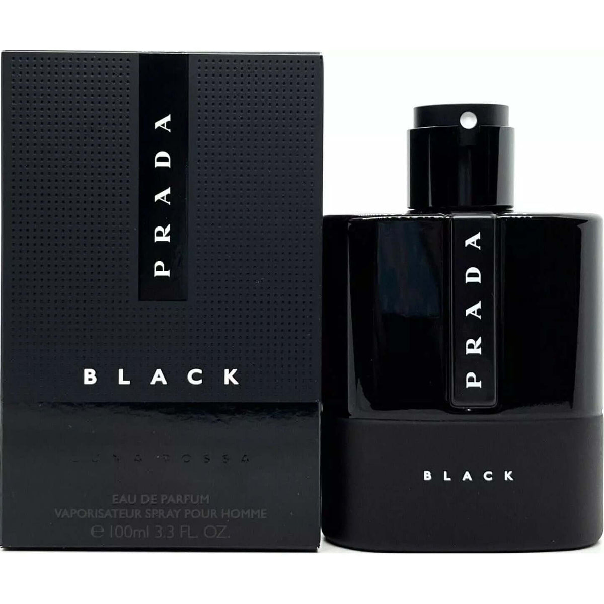 Luna Rossa Black by Prada cologne for men EDP 3.3 / 3.4 oz New in Box 8435137782949