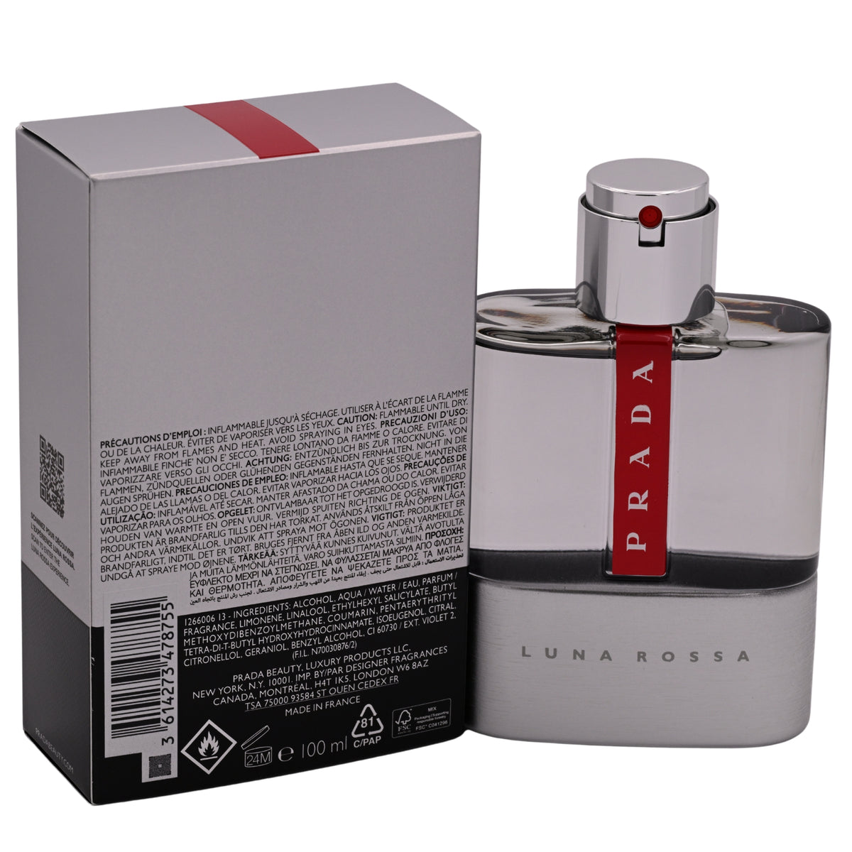 Luna Rossa by Prada cologne for men EDT 3.3 / 3.4 oz New in Box 3614273478755