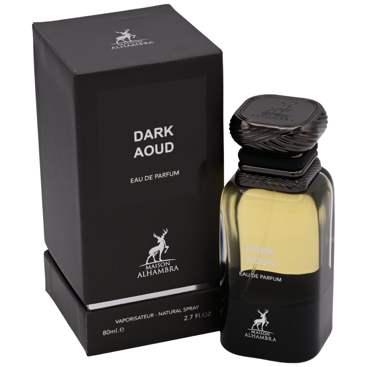 Maison Alhambra Dark Aoud Eau de Parfum (EDP) Unisex Spray 2.7 oz (80 ml) - New in Box 6290362343257