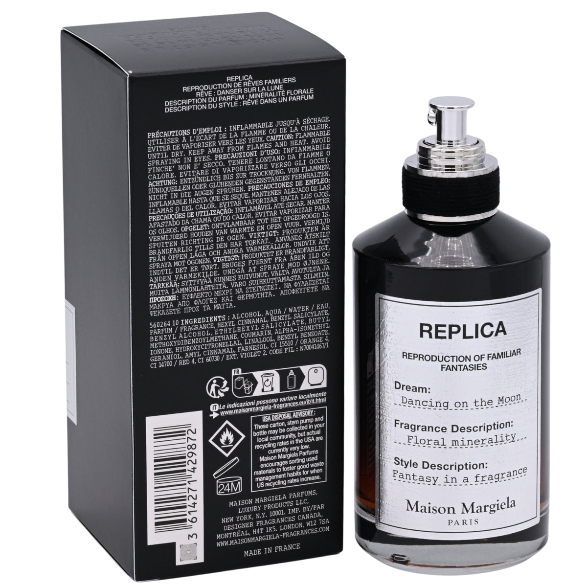 Maison Margiela Replica Dancing On The Moon Eau de Parfum Spray for Women 3.4 oz New Retail Box 3614271429872