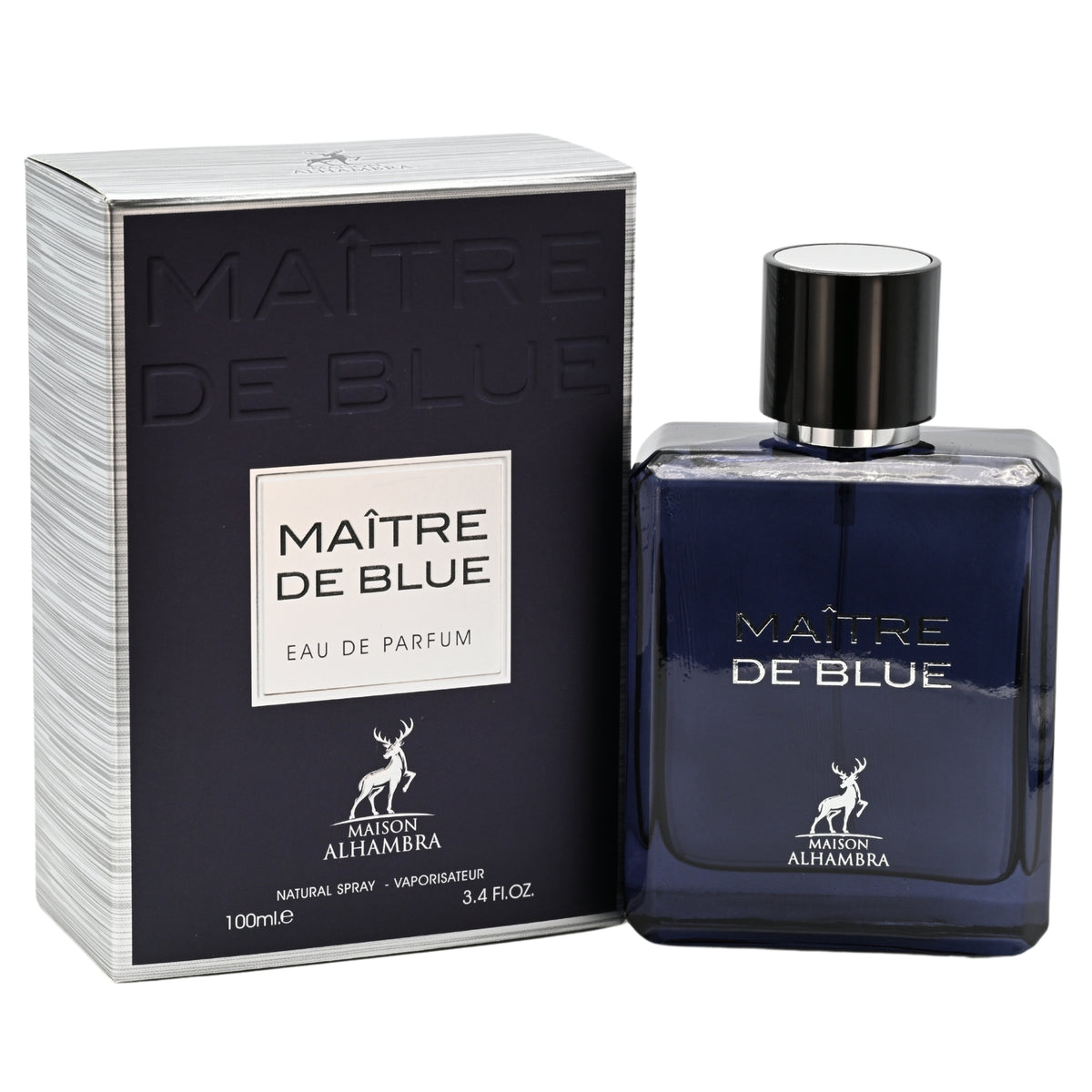 Maitre De Blue by Maison Alhambra for men EDP 3.3 / 3.4 oz New in Box 6291107459165