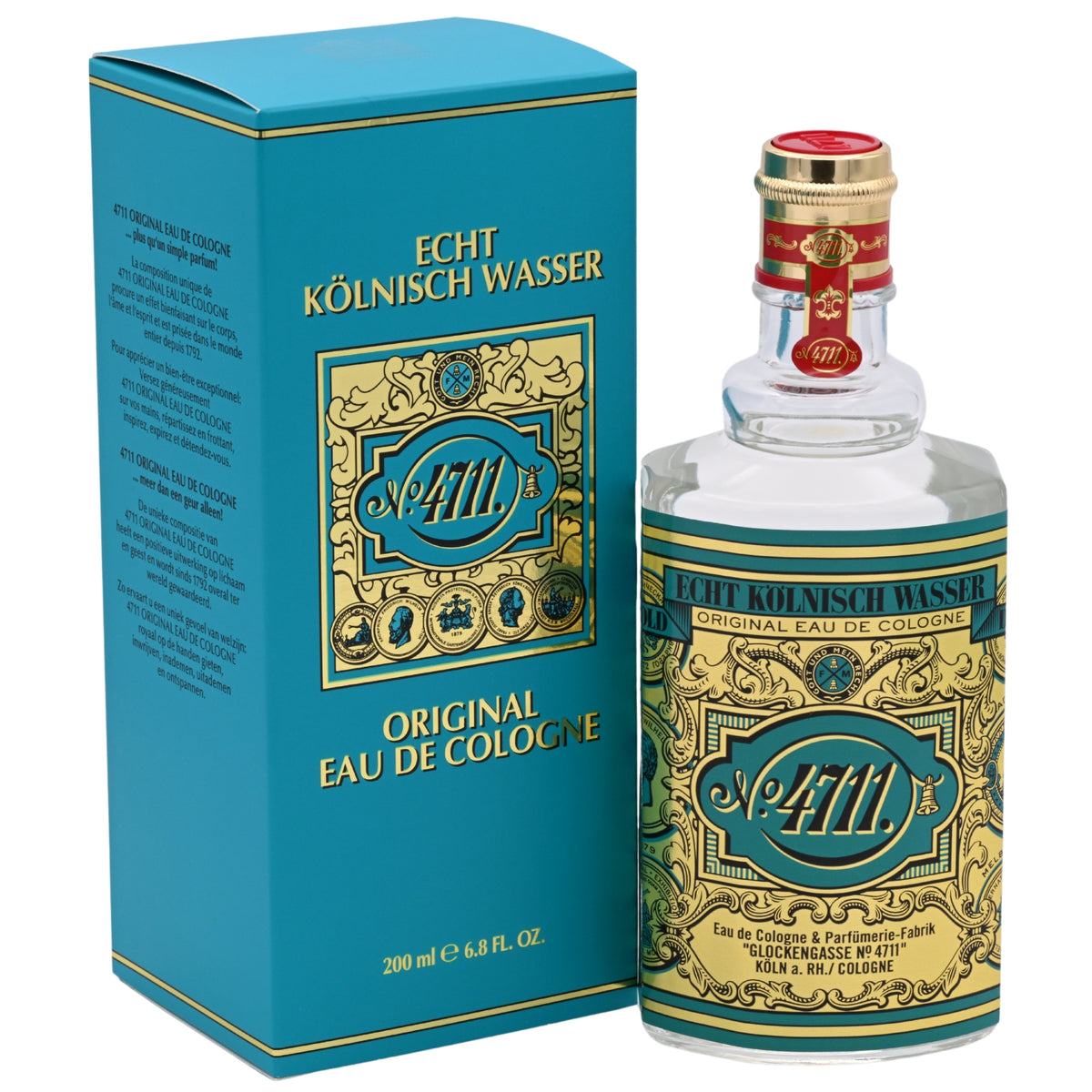 Maurer & Wirtz 4711 Original Eau de Cologne (EDC) Unisex 6.8 oz / 200 ml Splash - New Retail Box 4011700740062