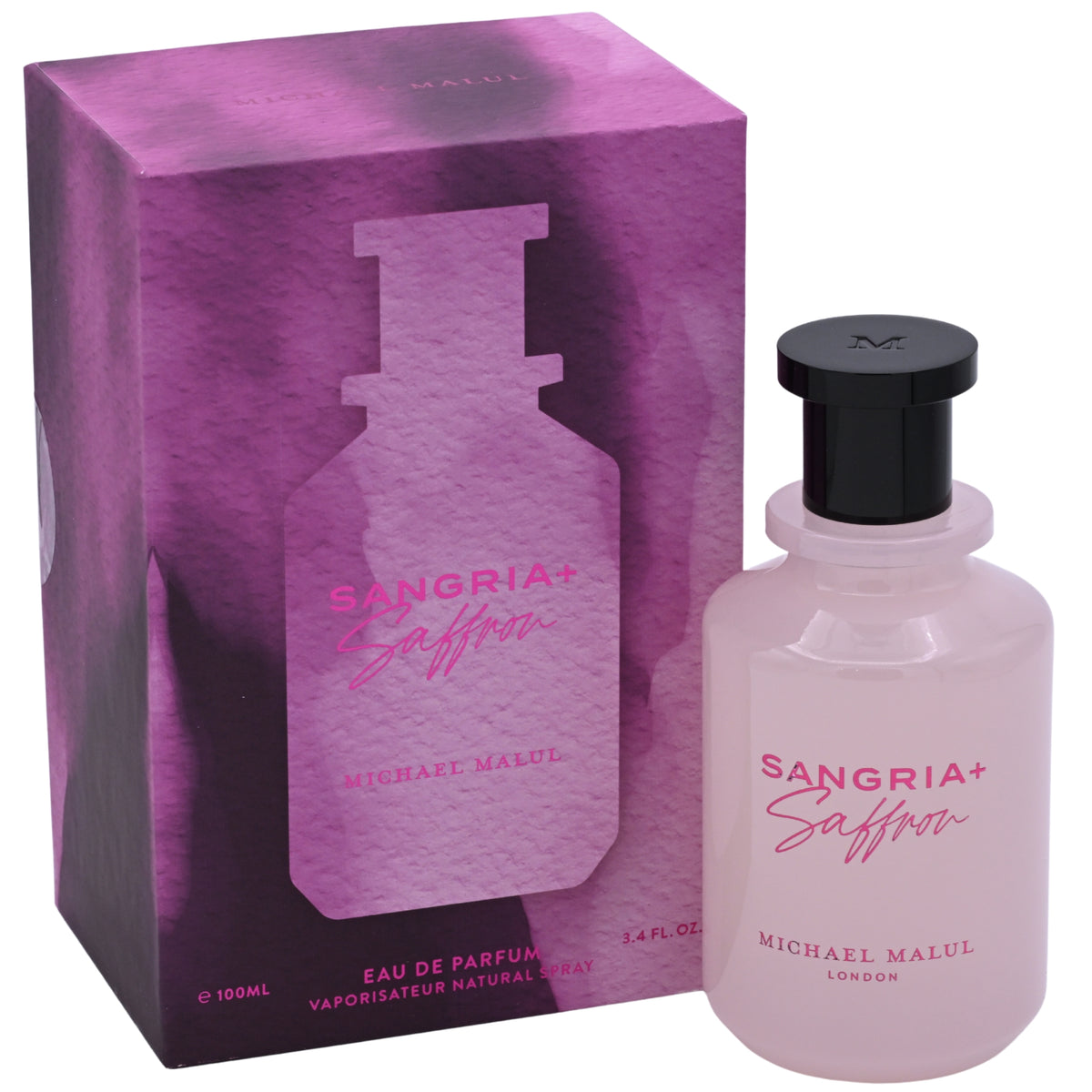 Michael Malul Sangria + Saffron Eau de Parfum Spray for Women 3.4 fl oz (100 ml) New Retail Box 850067815020