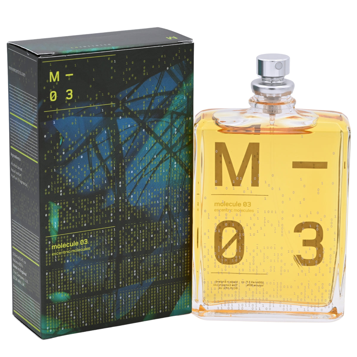 Molecule 03 by Escentric Molecules for unisex EDT 3.5 oz New In Box 5060103310111