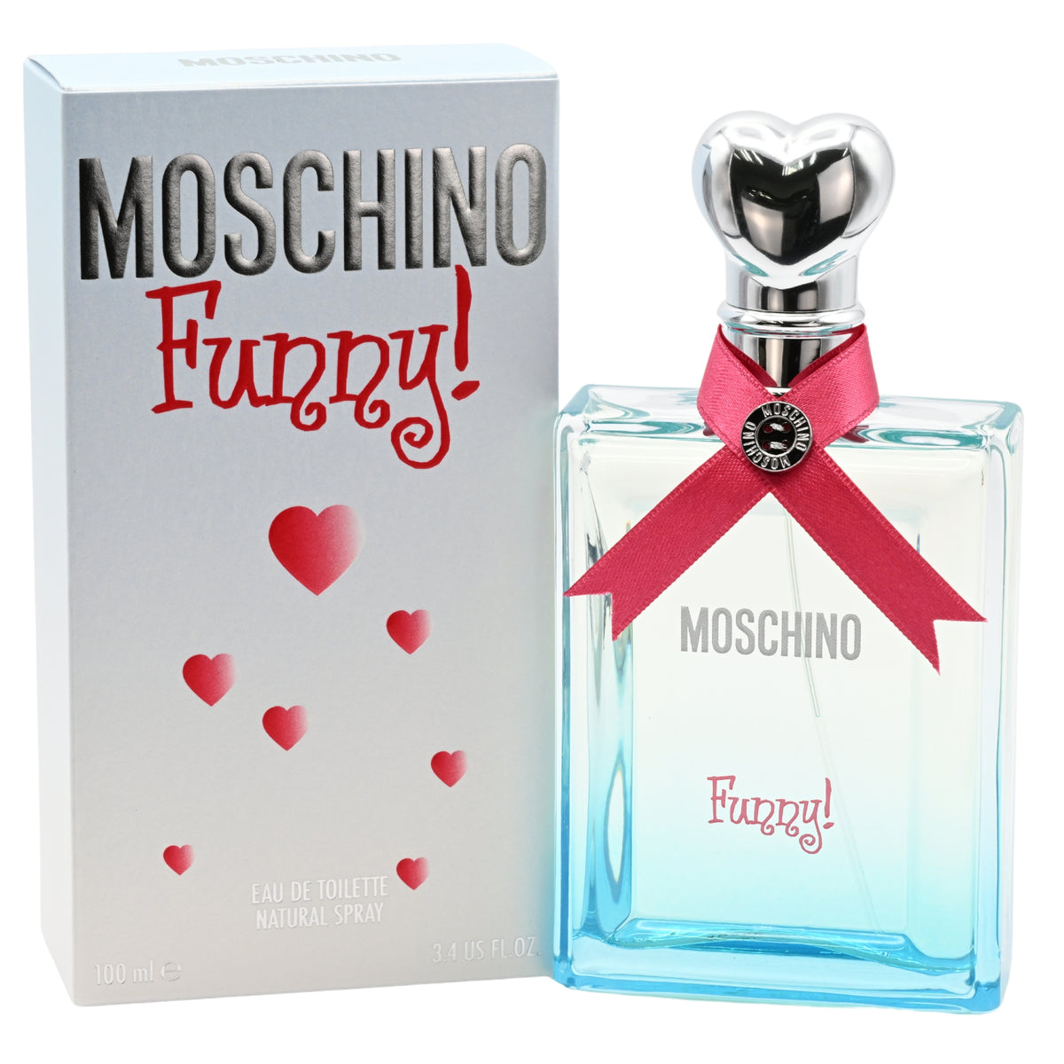 MOSCHINO FUNNY Perfume 3.3 / 3.4 oz EDT For Women New in Box 8011003991617