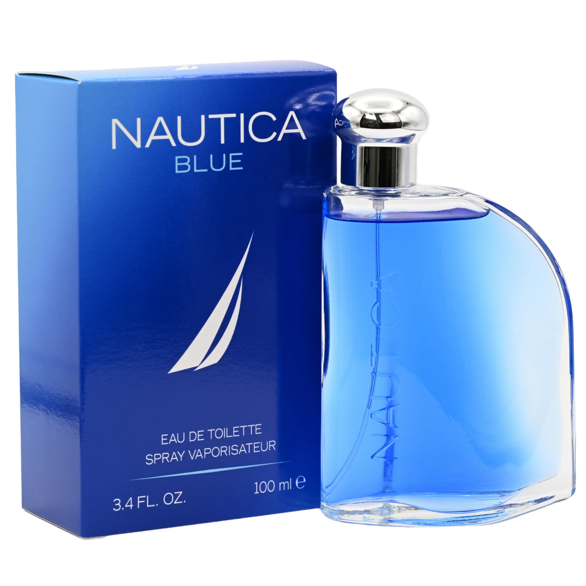NAUTICA BLUE by Nautica 3.4 oz EDT Cologne for Men New in Box 3412242508027