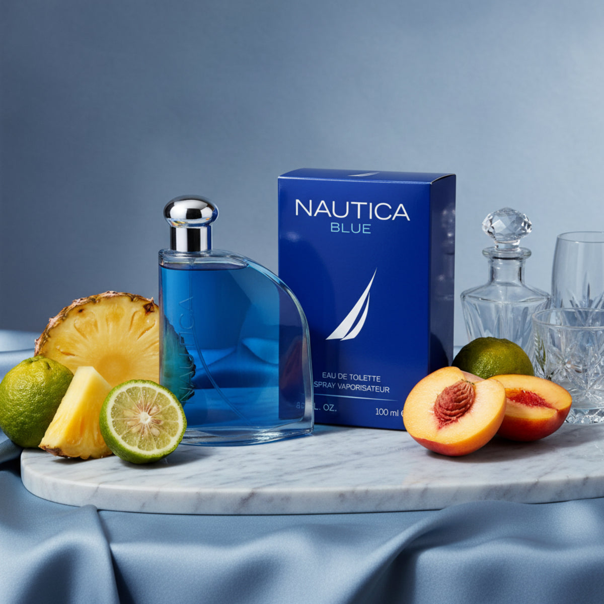 NAUTICA BLUE by Nautica 3.4 oz EDT Cologne for Men New in Box 3412242508027
