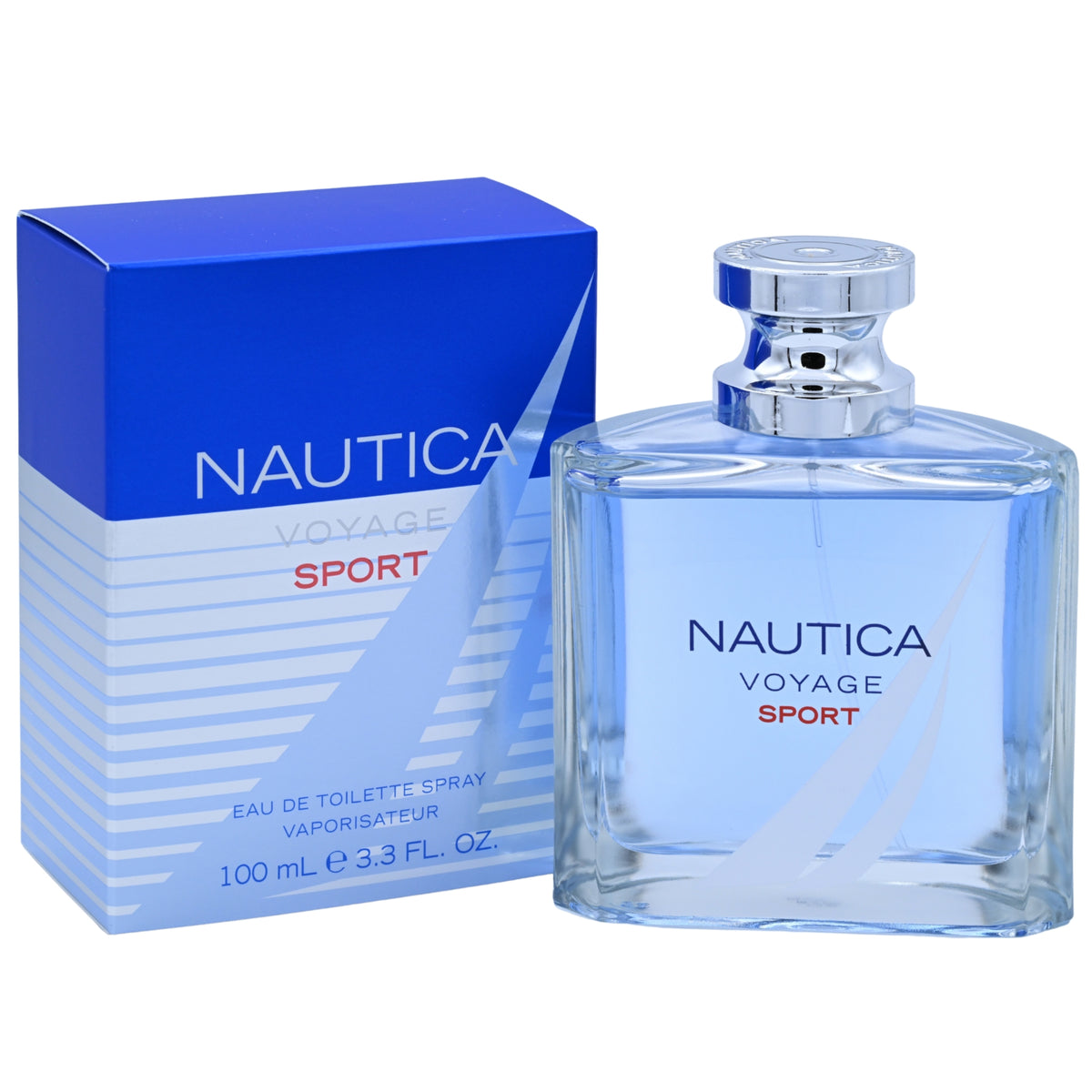 NAUTICA VOYAGE SPORT 3.4 oz 3.3 Cologne Spray for Men New in Box 3614221758786