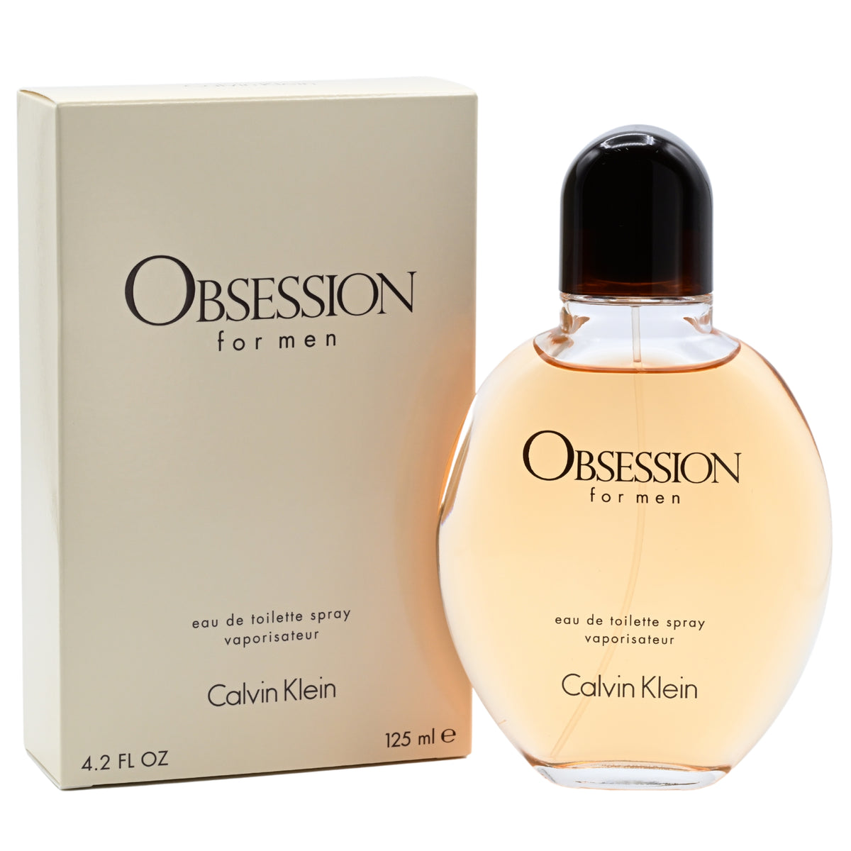 OBSESSION by Calvin Klein Cologne for Men EDT 4.0 oz New in Box 088300606511