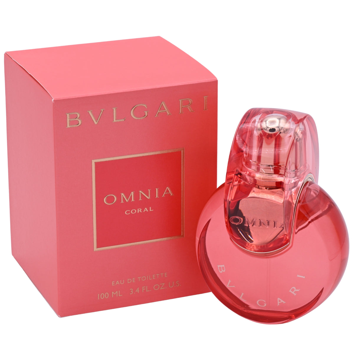Omnia Coral by Bvlgari for women EDT 3.3 / 3.4 oz New in Box 783320420672