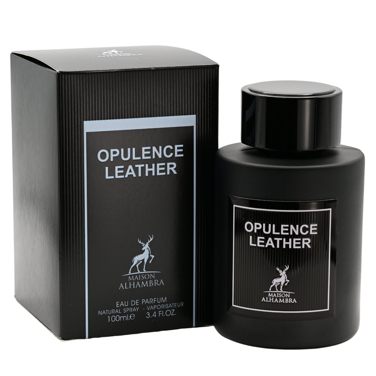 Opulence Leather by Maison Alhambra cologne men EDP 3.3 / 3.4 oz New in Box 6291108730041