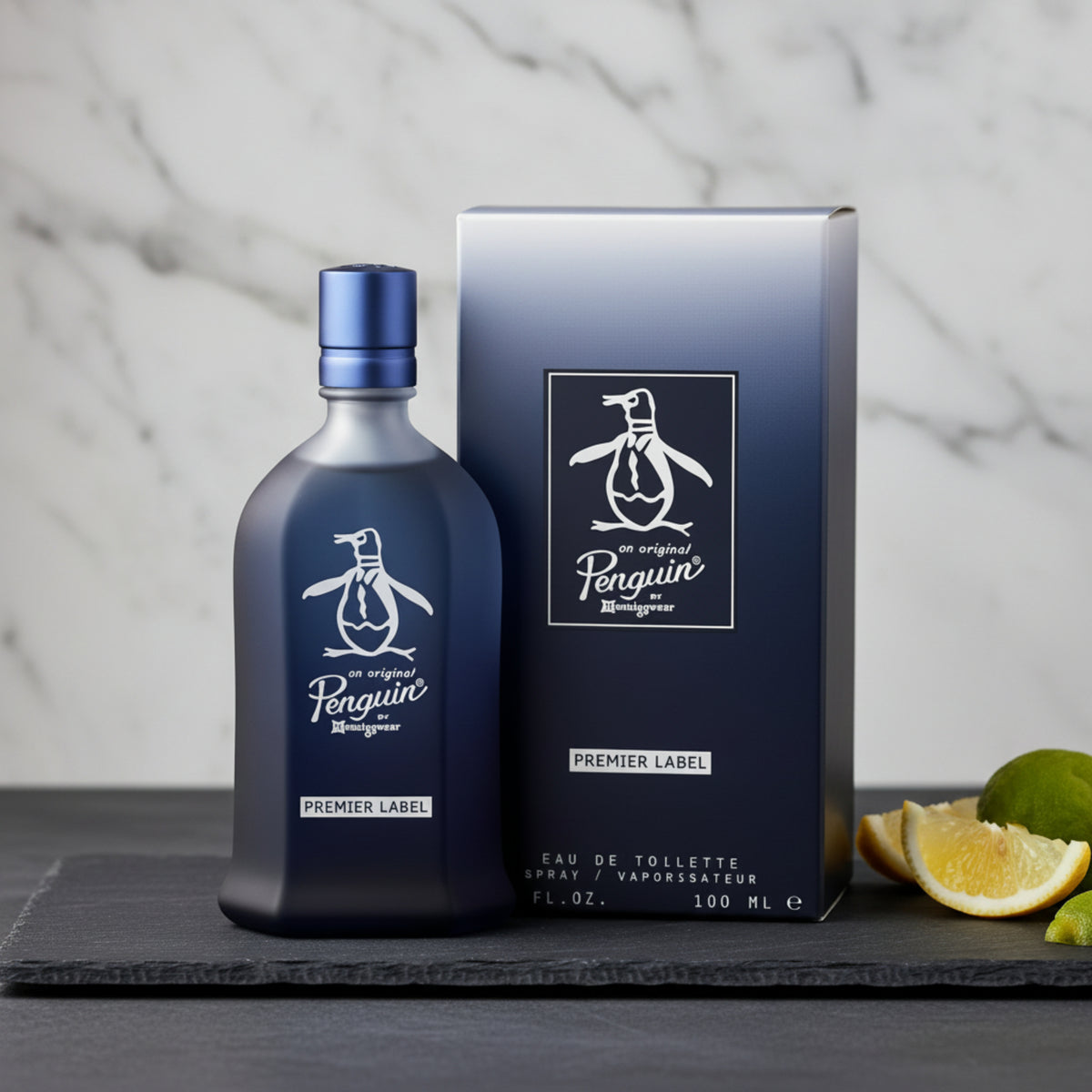 Original Penguin Premier Label Eau de Toilette Spray for Men 3.4 fl oz (100 mL) - New in Box 844061017115