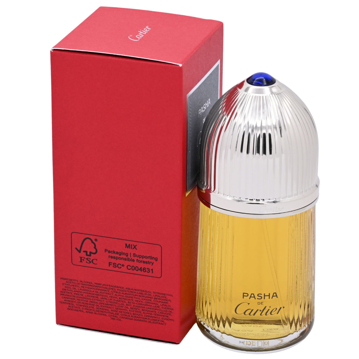 Pasha De Cartier Parfum by Cartier for men 3.3 / 3.4 oz New in Box 3432240506283
