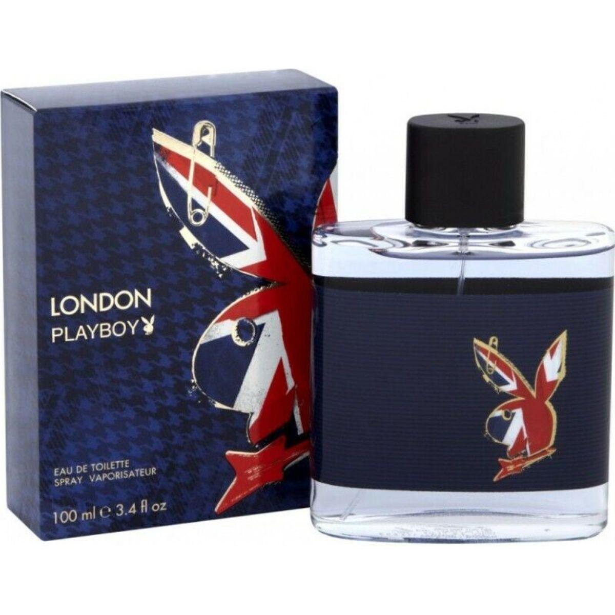 PLAYBOY LONDON by PLAYBOY Cologne for Men 3.4 oz edt Spray NEW IN BOX 3607348305384