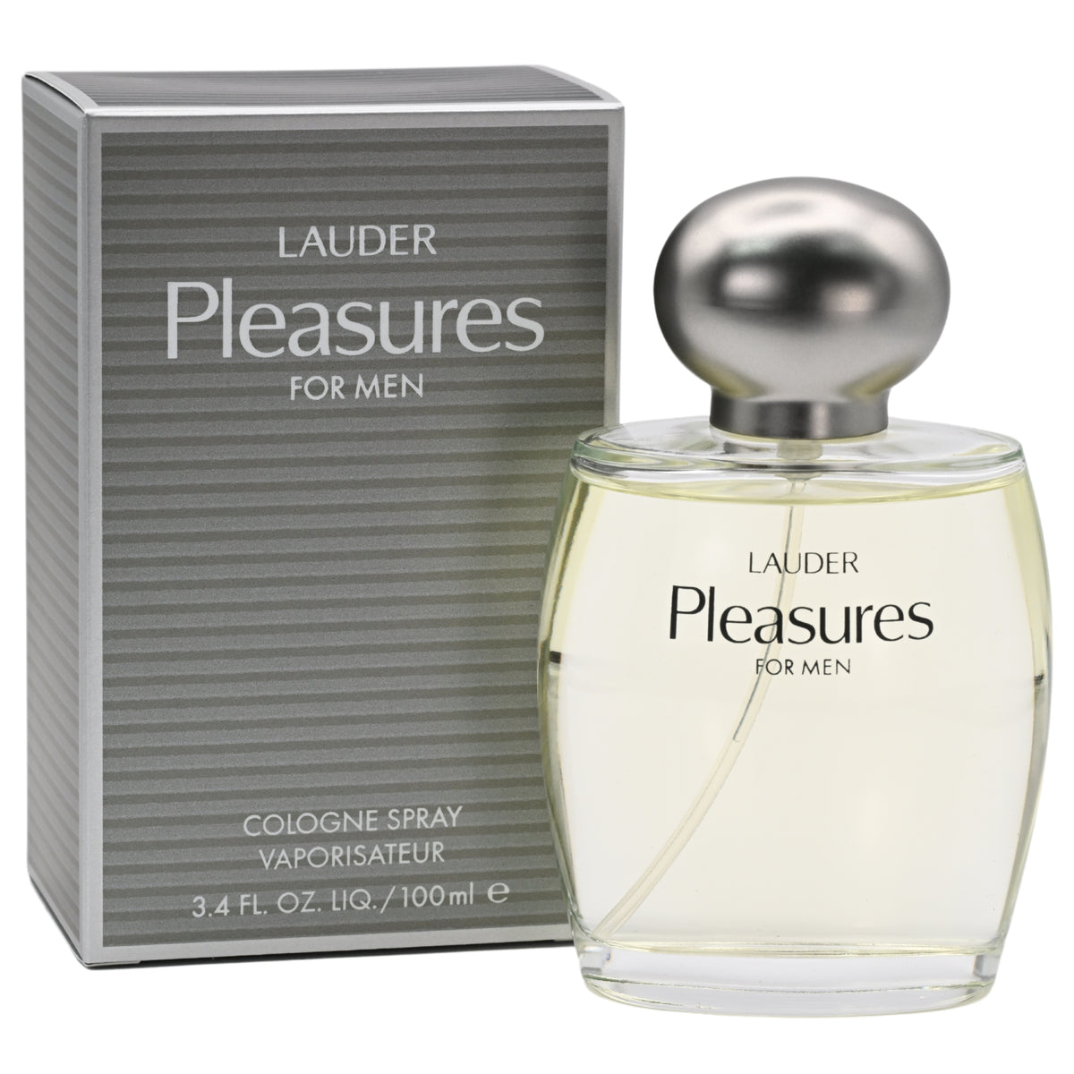 PLEASURES by Estee Lauder 3.3 / 3.4 oz EDC Cologne for Men NEW IN BOX 027131521433