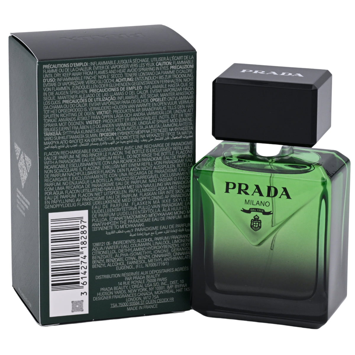 Prada Paradigme Eau de Parfum (EDP) Spray for Men 1.7 oz / 50 ml, Prada 3614274182897