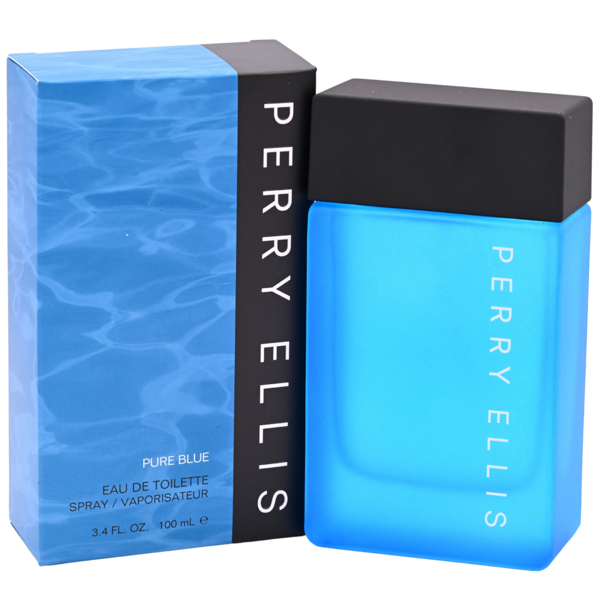 Pure Blue By perry Ellis cologne for men EDT 3.3 / 3.4 oz New in Box 844061012417