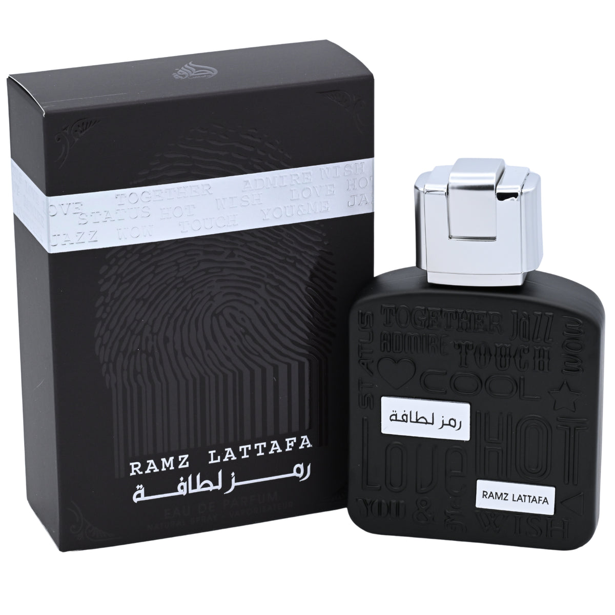 Ramz Lattafa Silver by Lattafa perfume for unisex EDP 3.3 / 3.4 oz New in Box 6291106066722
