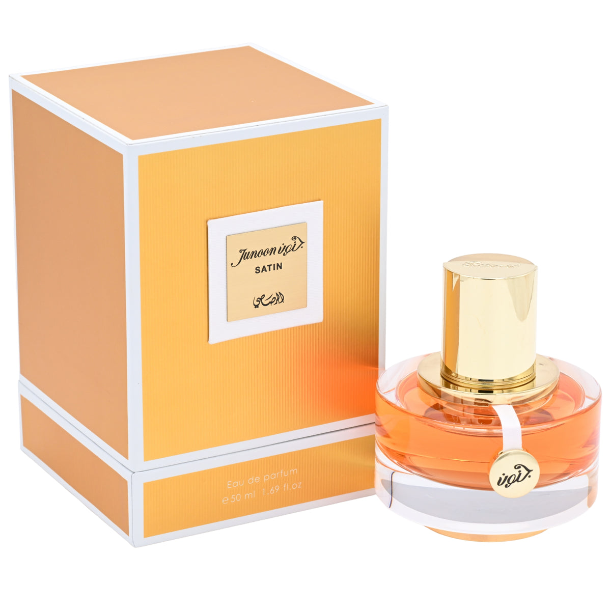 Rasasi Junoon Satin Pour Femme EDP Spray Women 1.69 oz NIB 614514253069