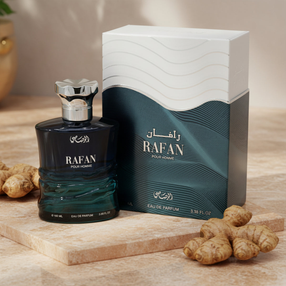 Rasasi Rafan EDP Spray Men 3.38 oz 100ml New Box 614514555187
